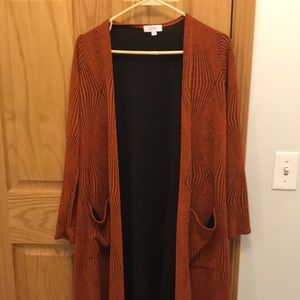 Lularoe Sarah XS Orange double layered!